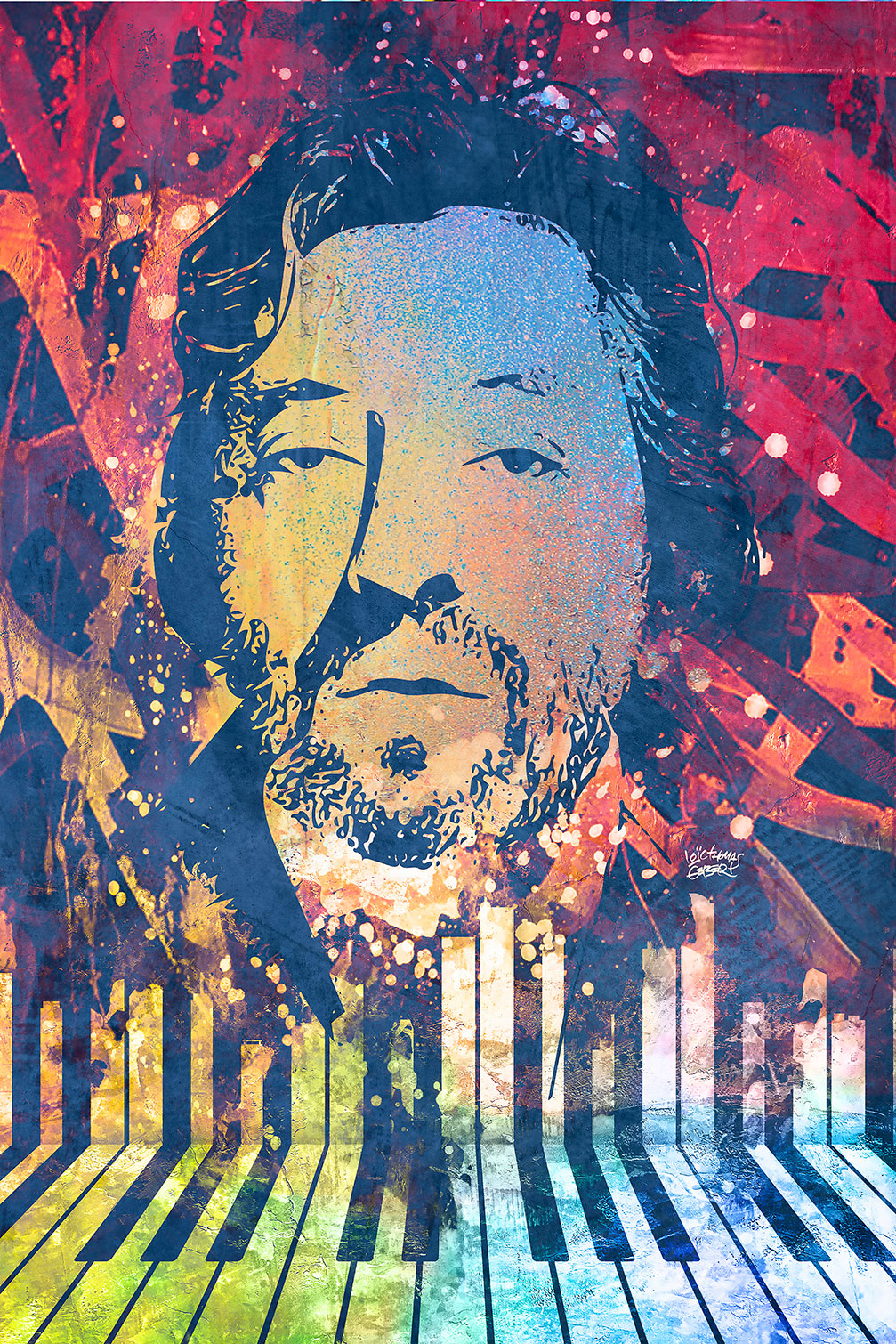 Tableau gainsbourg touch, HEXOA