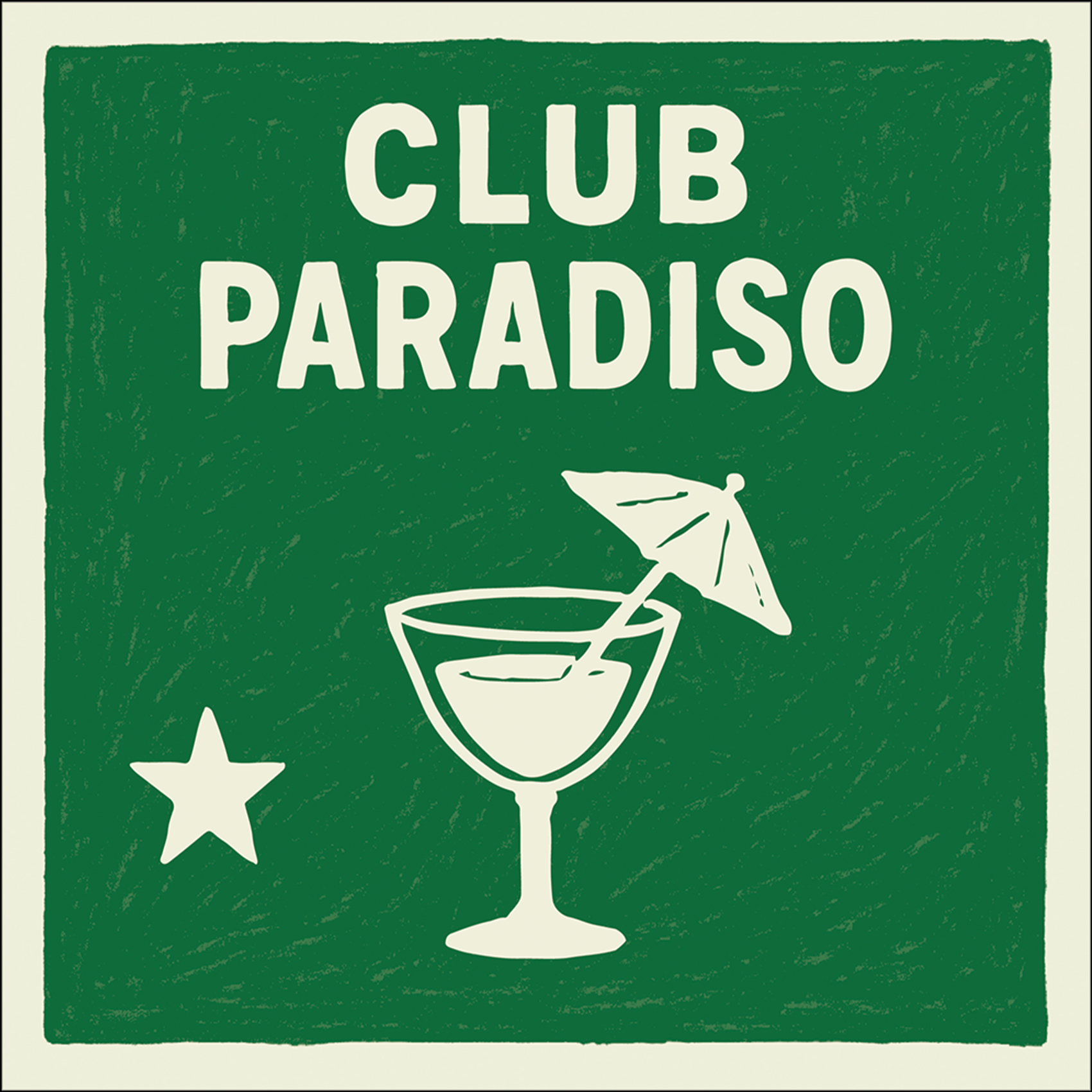 Lot de 20 serviettes papier club paradiso, OPJET