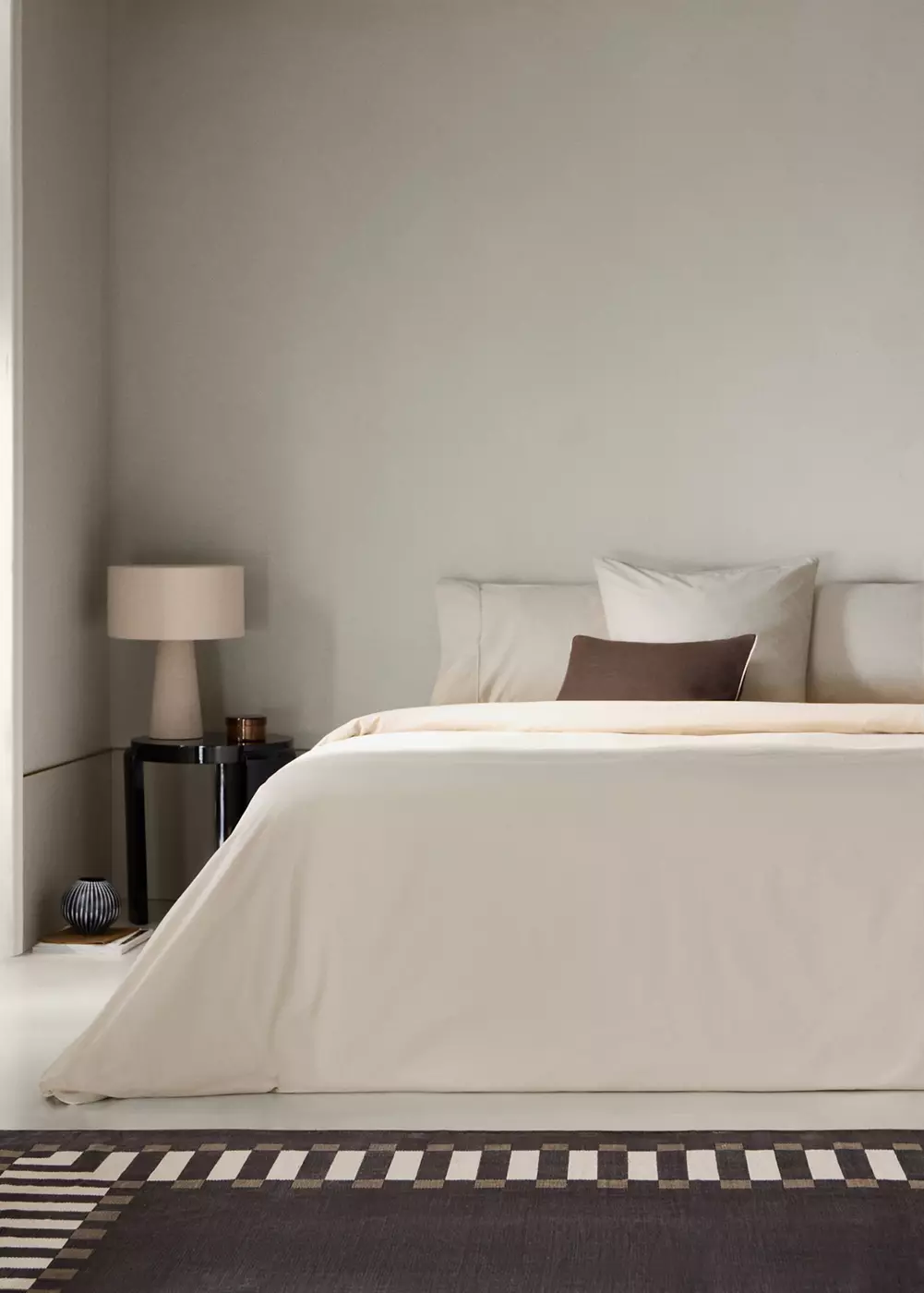 Housse de couette en percale de coton 100 % Lit 90 cm, MANGO HOME
