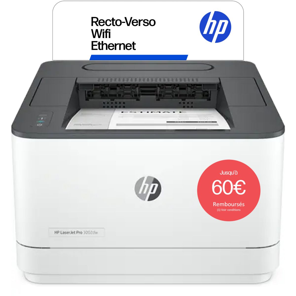 Imprimante laser LaserJet Pro 3002dw, HP