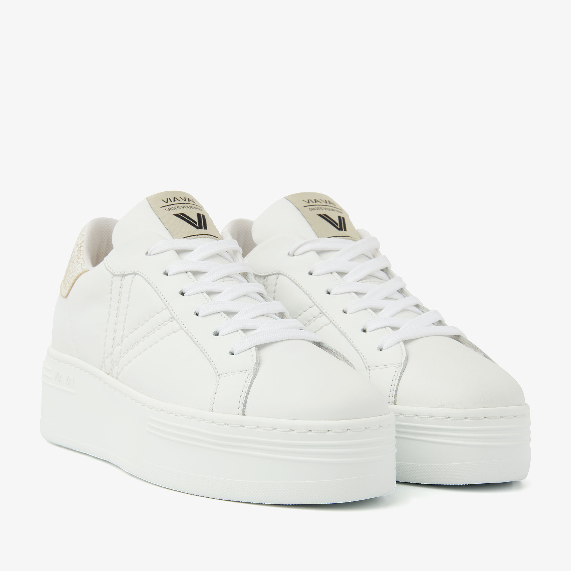 Baskets en cuir ISA LAYNE, VIA VAI