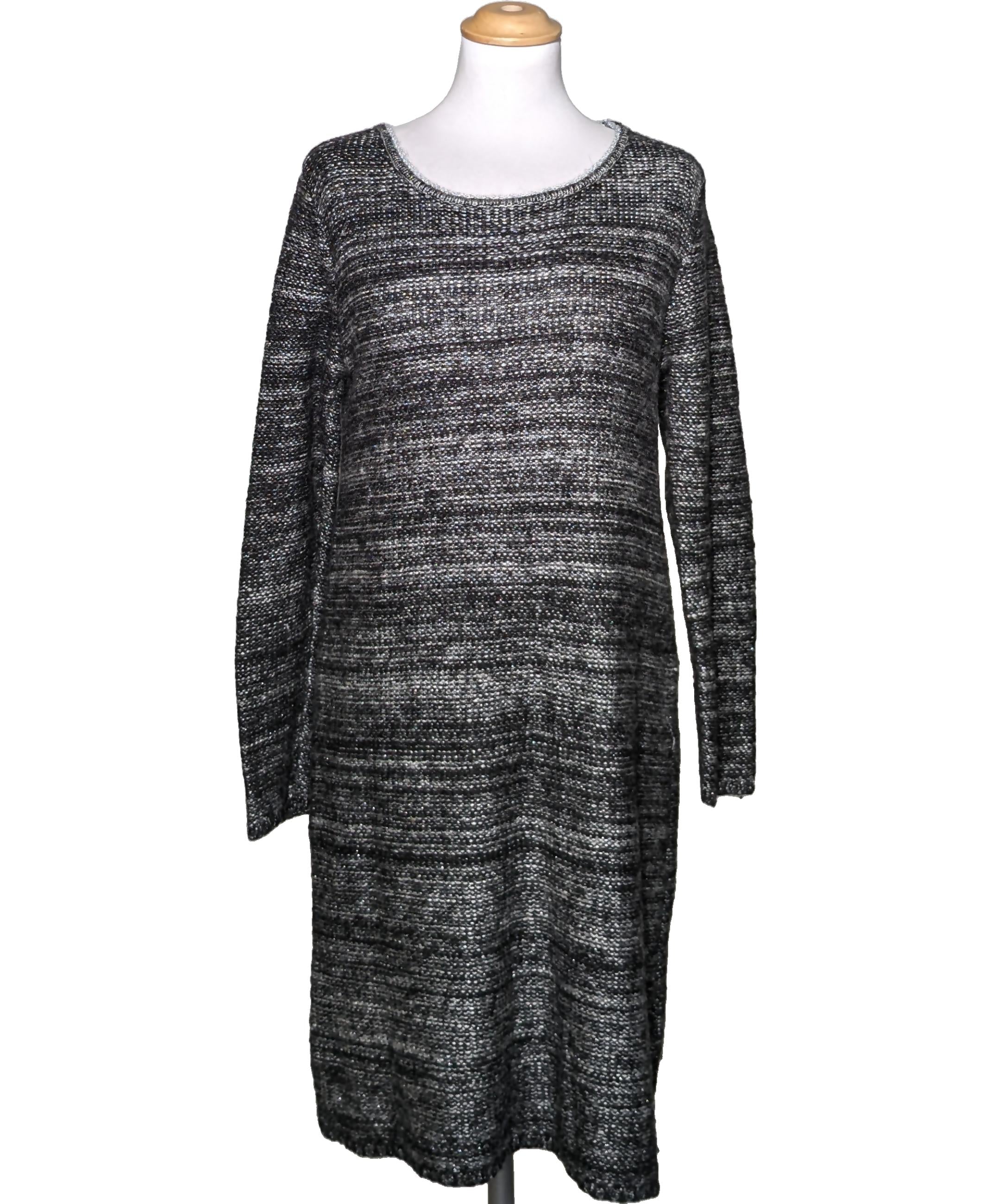 Robe mi longue tres bon etat noir Caroll La Redoute