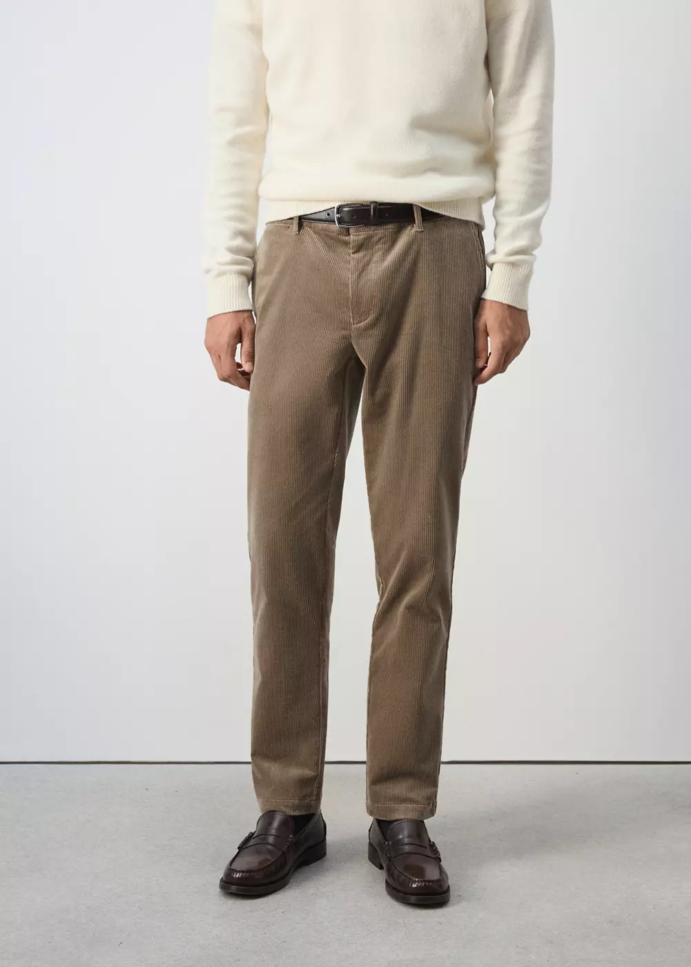 Pantalon velours côtelé slim-fit, MANGO MAN