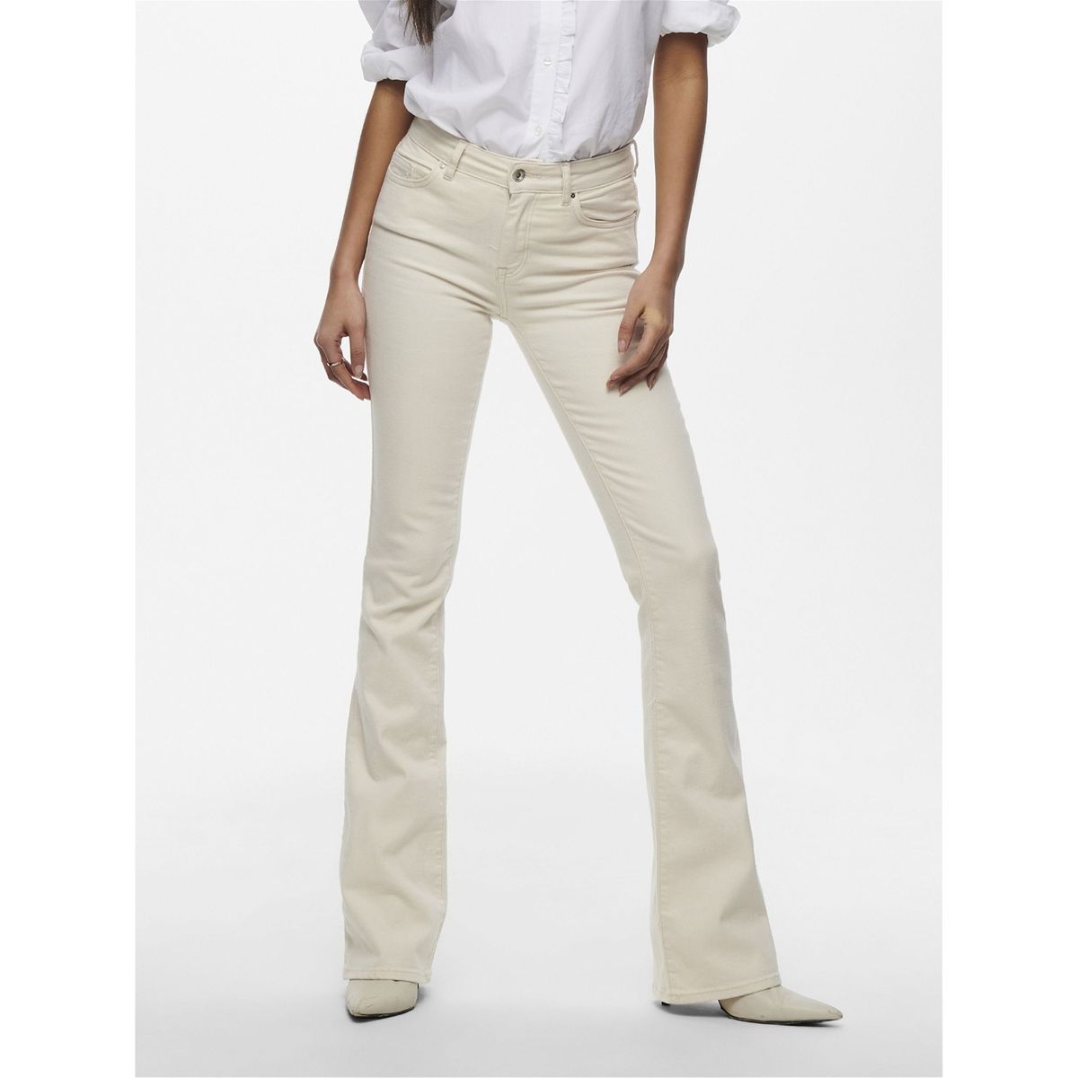 Jean discount creme femme