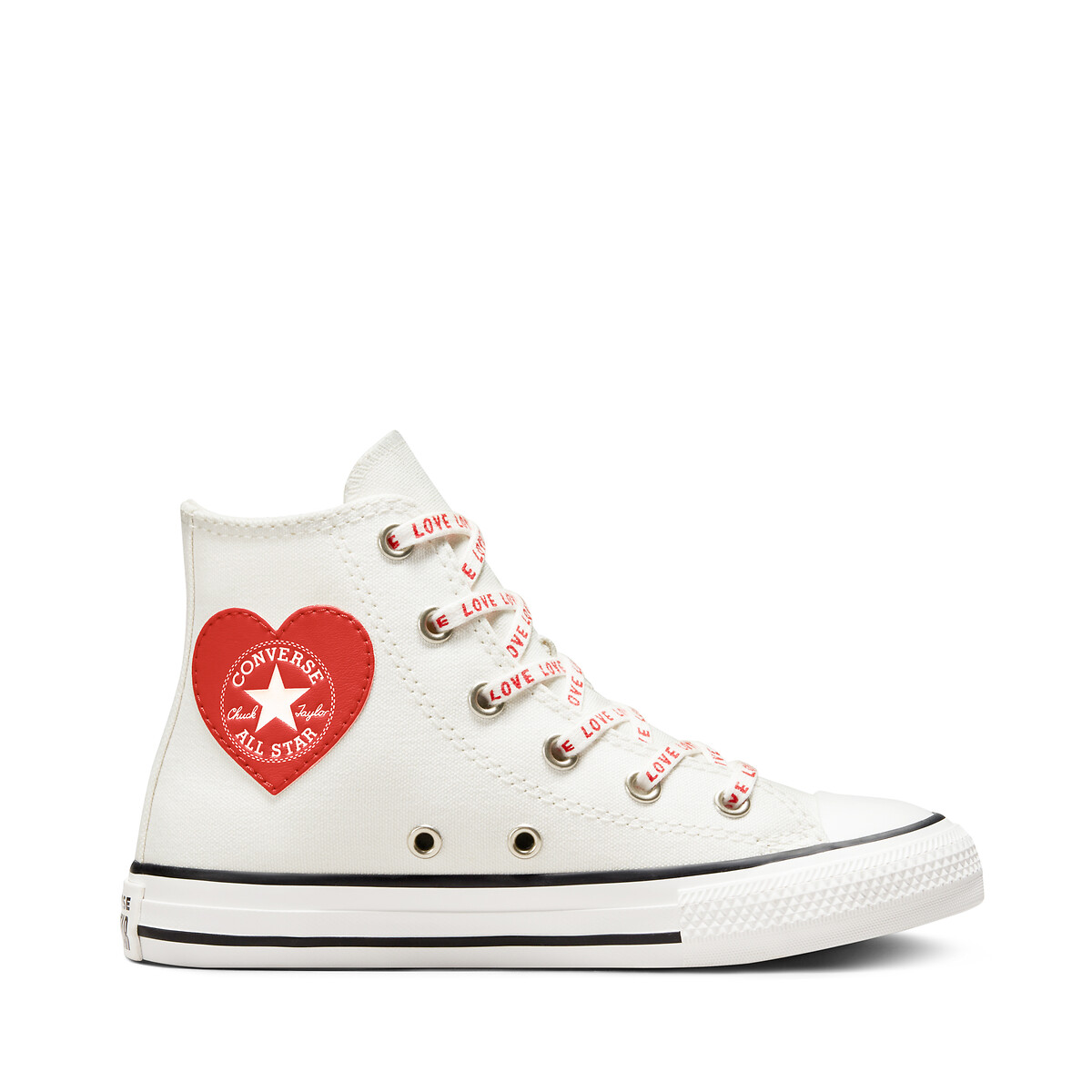 high top converse love heart