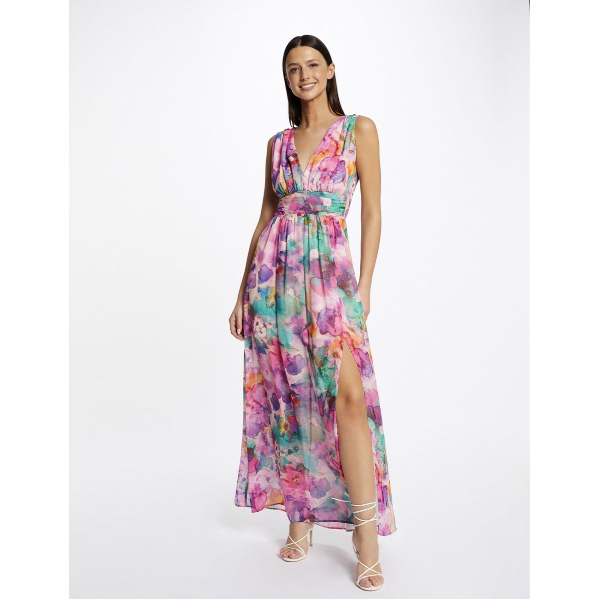 Robe longue cheap fleurie la redoute