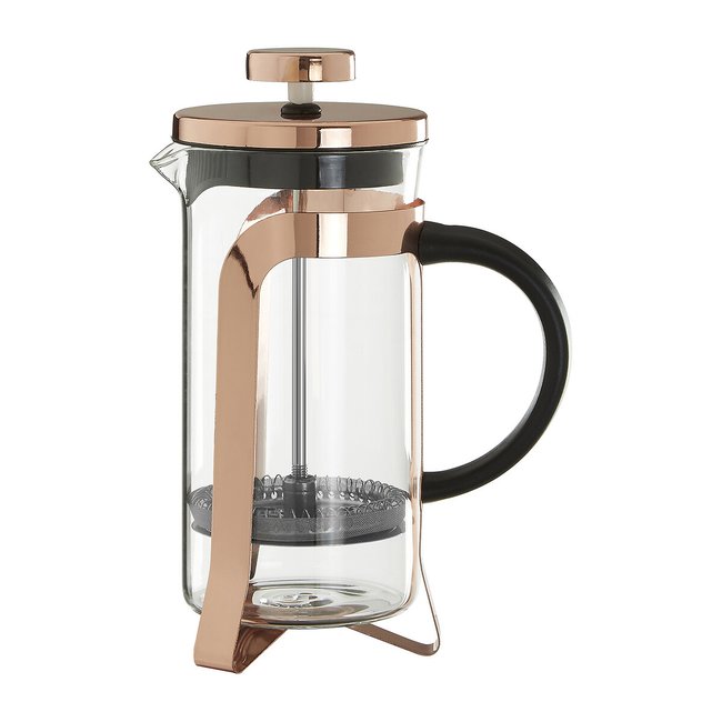 Akeala Rose Gold Cafetiere 350ml, gold-coloured, SO'HOME