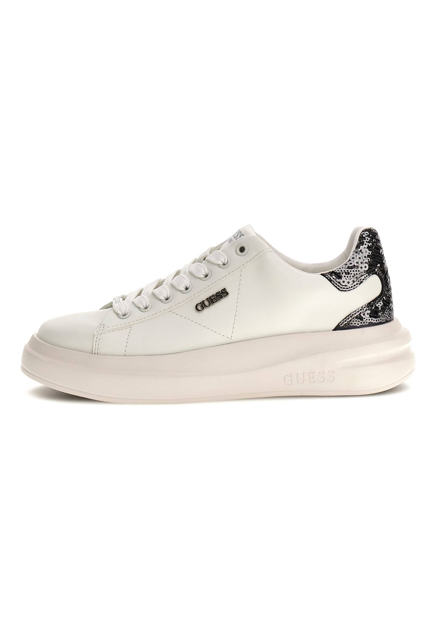 Sneakers Elbina Cuir Véritable, GUESS