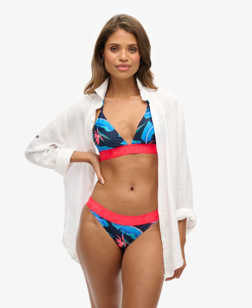 Bas de bikini classique à logo, SUPERDRY