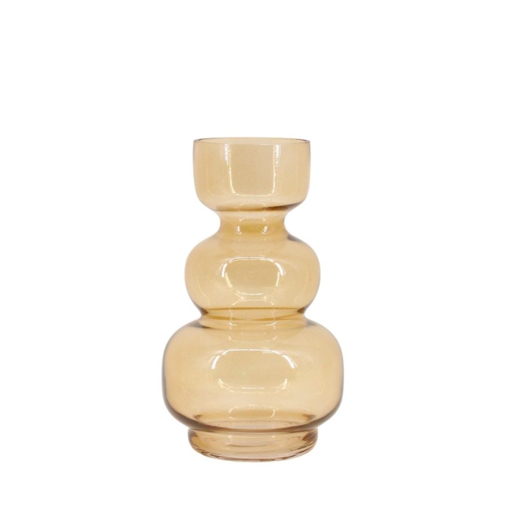 Vase design en verre, H26cm, ORNAMI