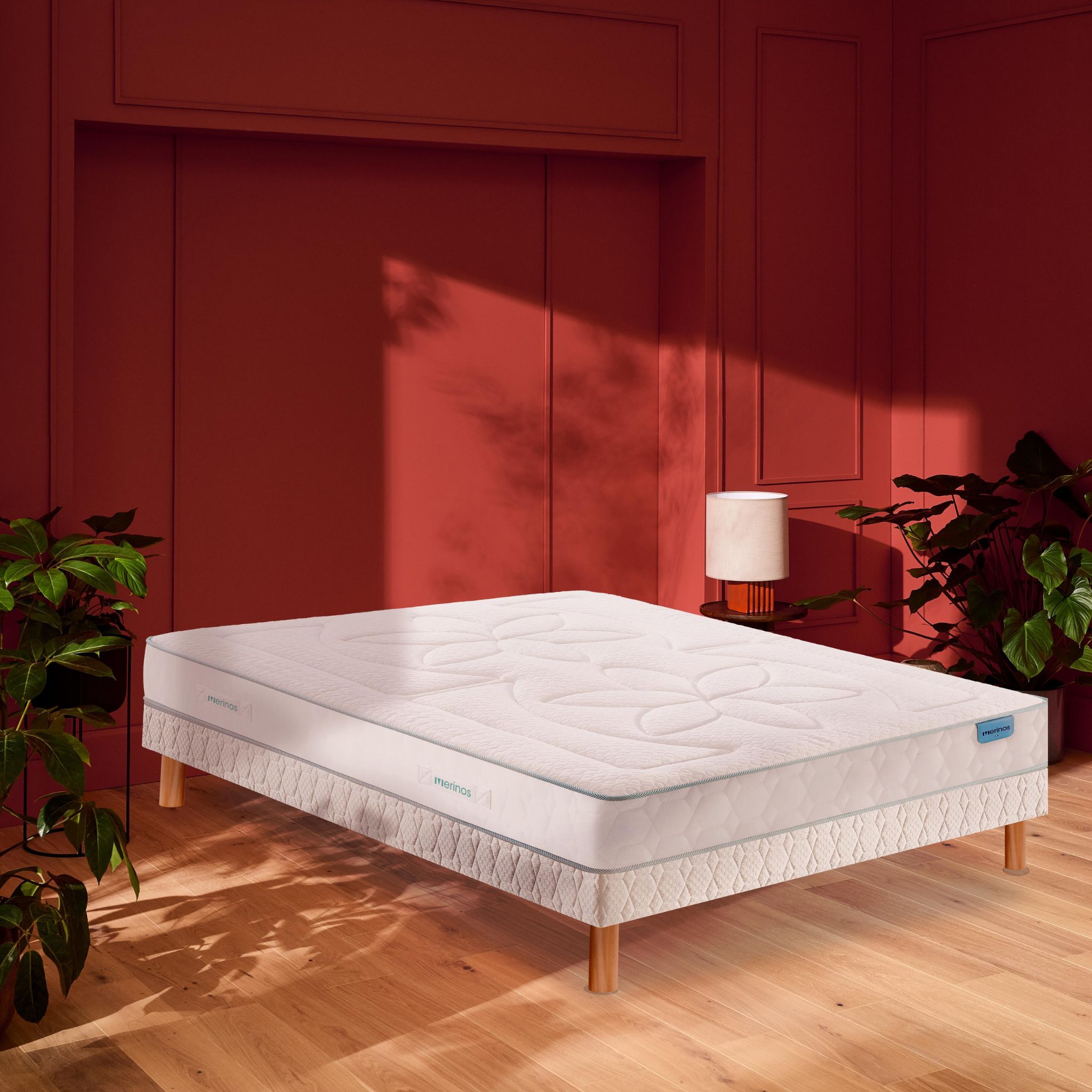 Matelas latex 100% naturel 22cm COZYGREEN 2, MERINOS