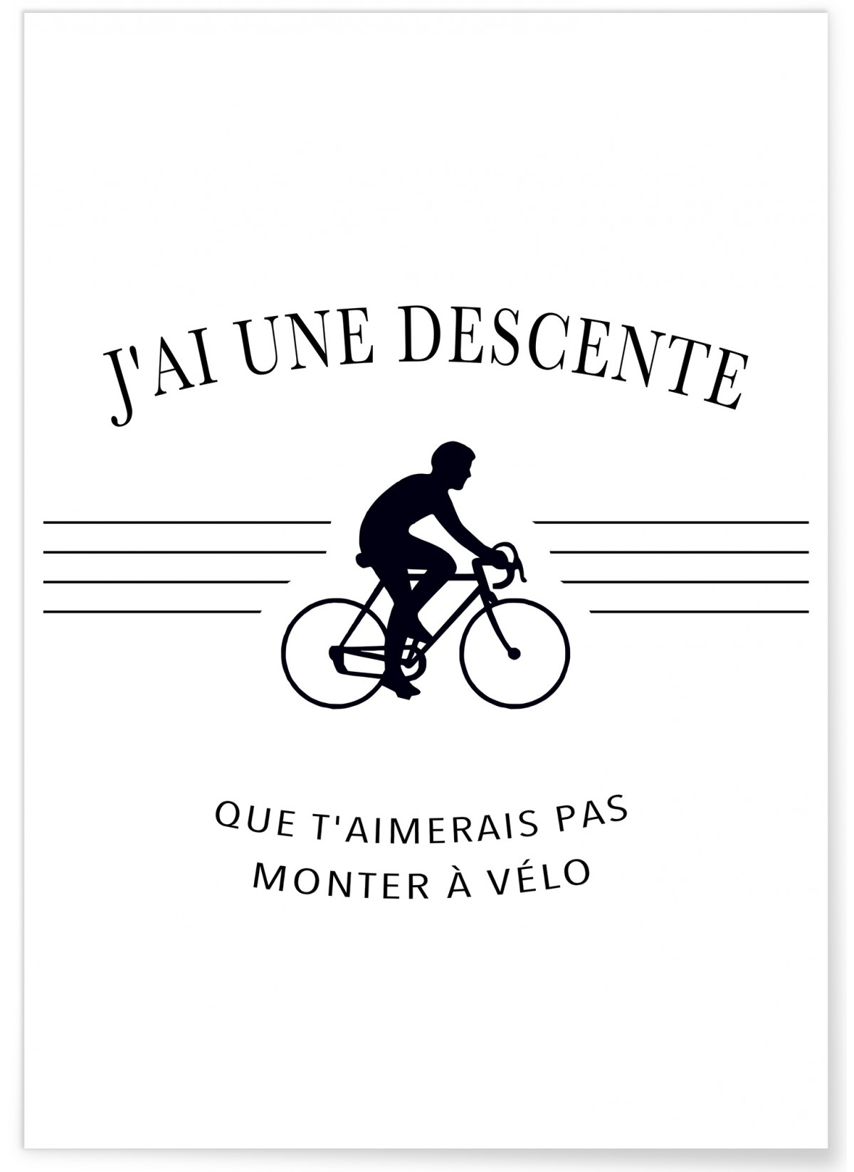 Affiche 'J'ai une descente...', L'AFFICHERIE