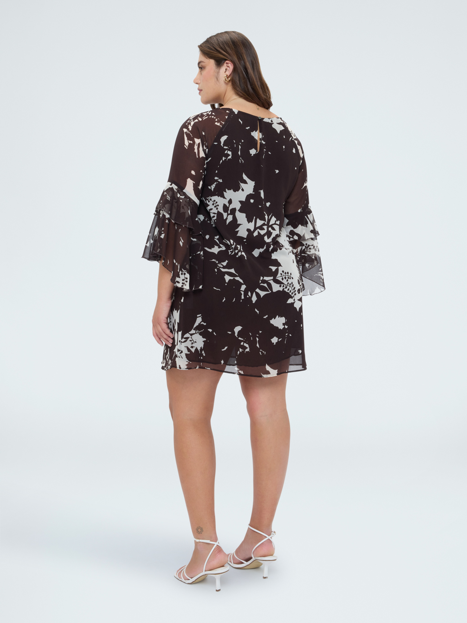 Robe courte Free avec imprimé, FIORELLA RUBINO