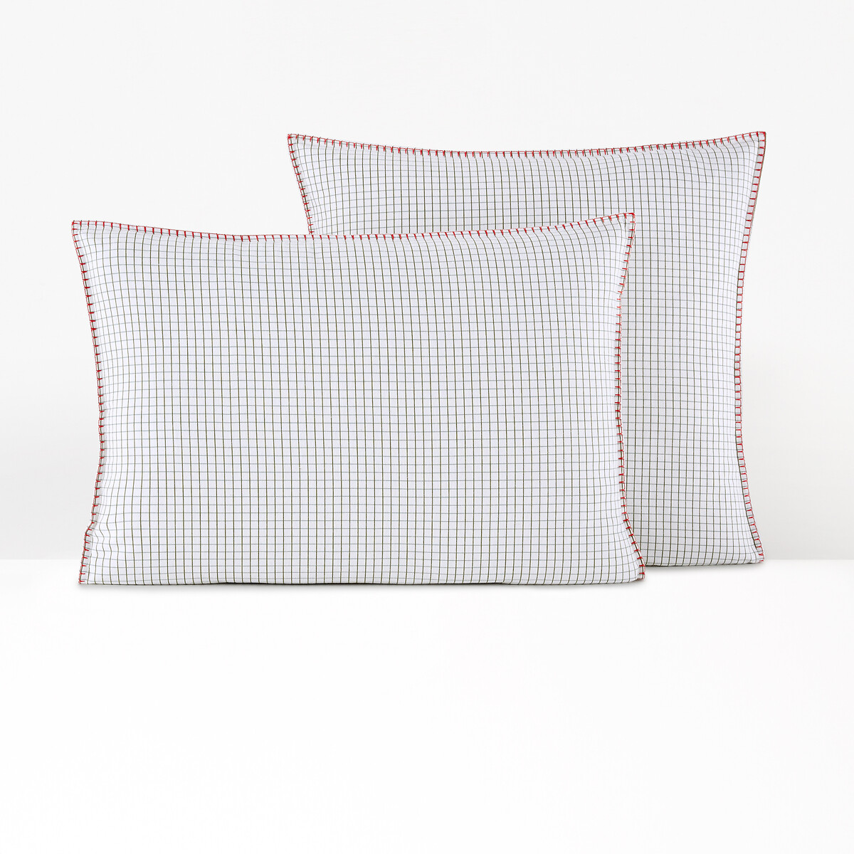 St Lary Checked 100% Cotton Flannel Pillowcase