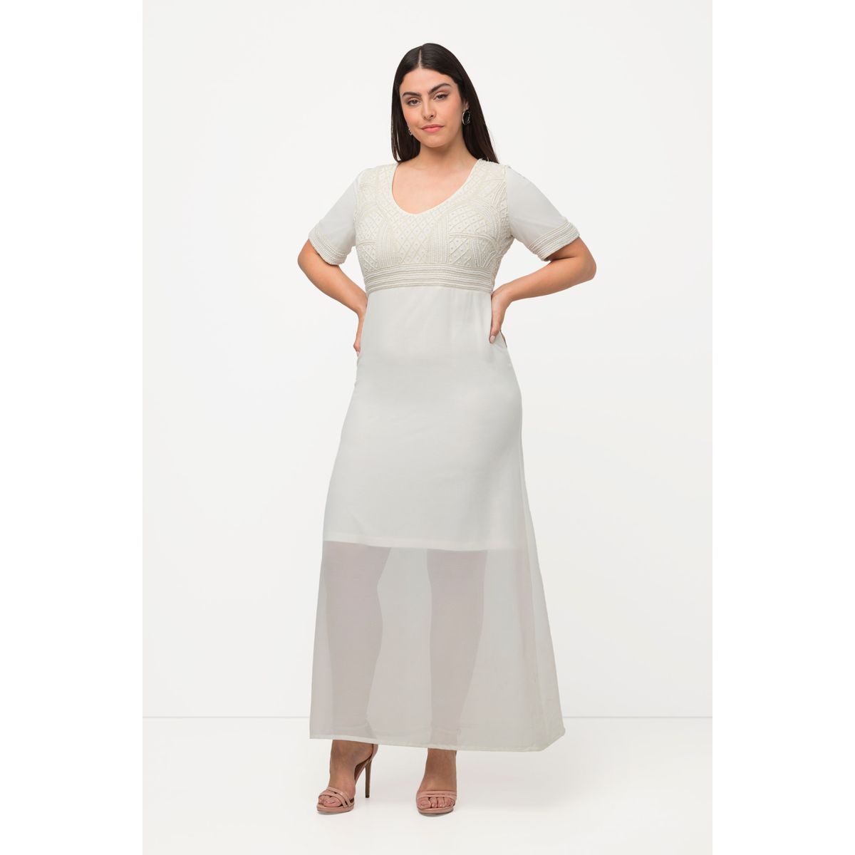 Robe de c r monie mariage grande taille La Redoute