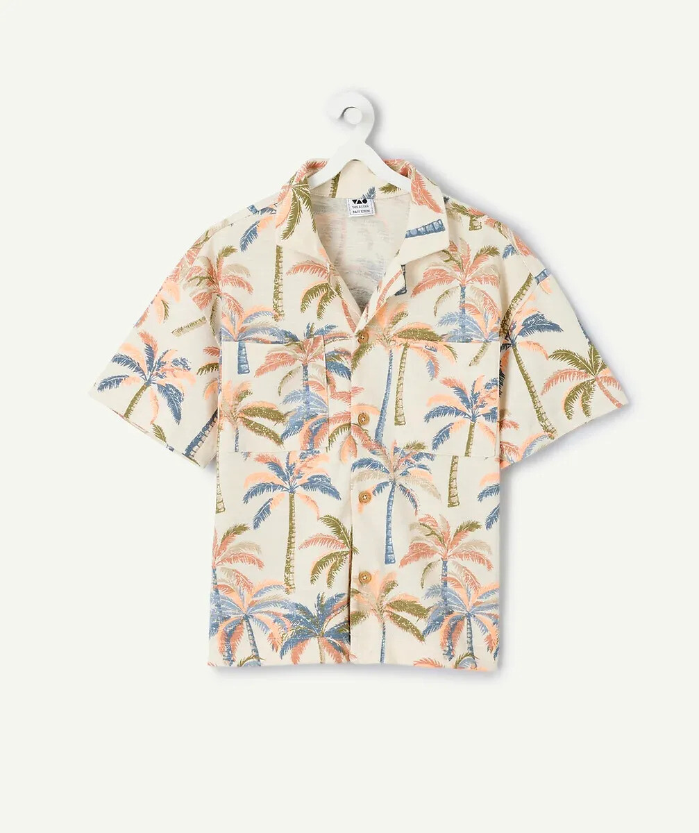 Camicia fantasia, maniche corte, TAPE A L'OEIL