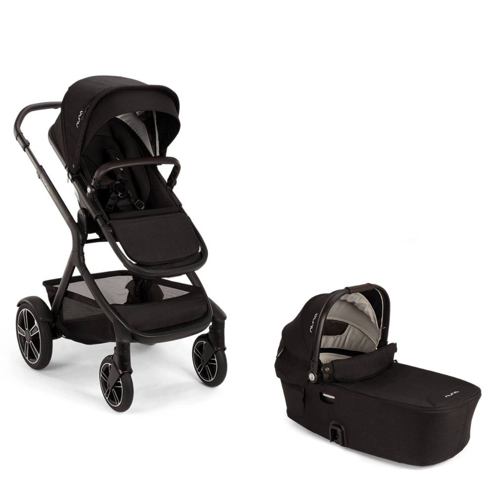 Poussette duo DEMI Next + Nacelle DEMI Next Caviar, NUNA