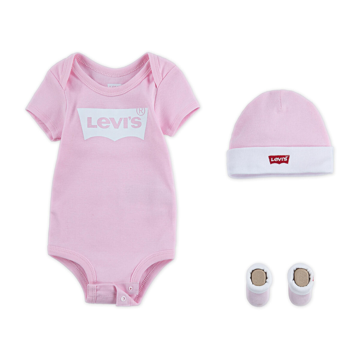 Cotton 3-Piece Outfit with Logo Print