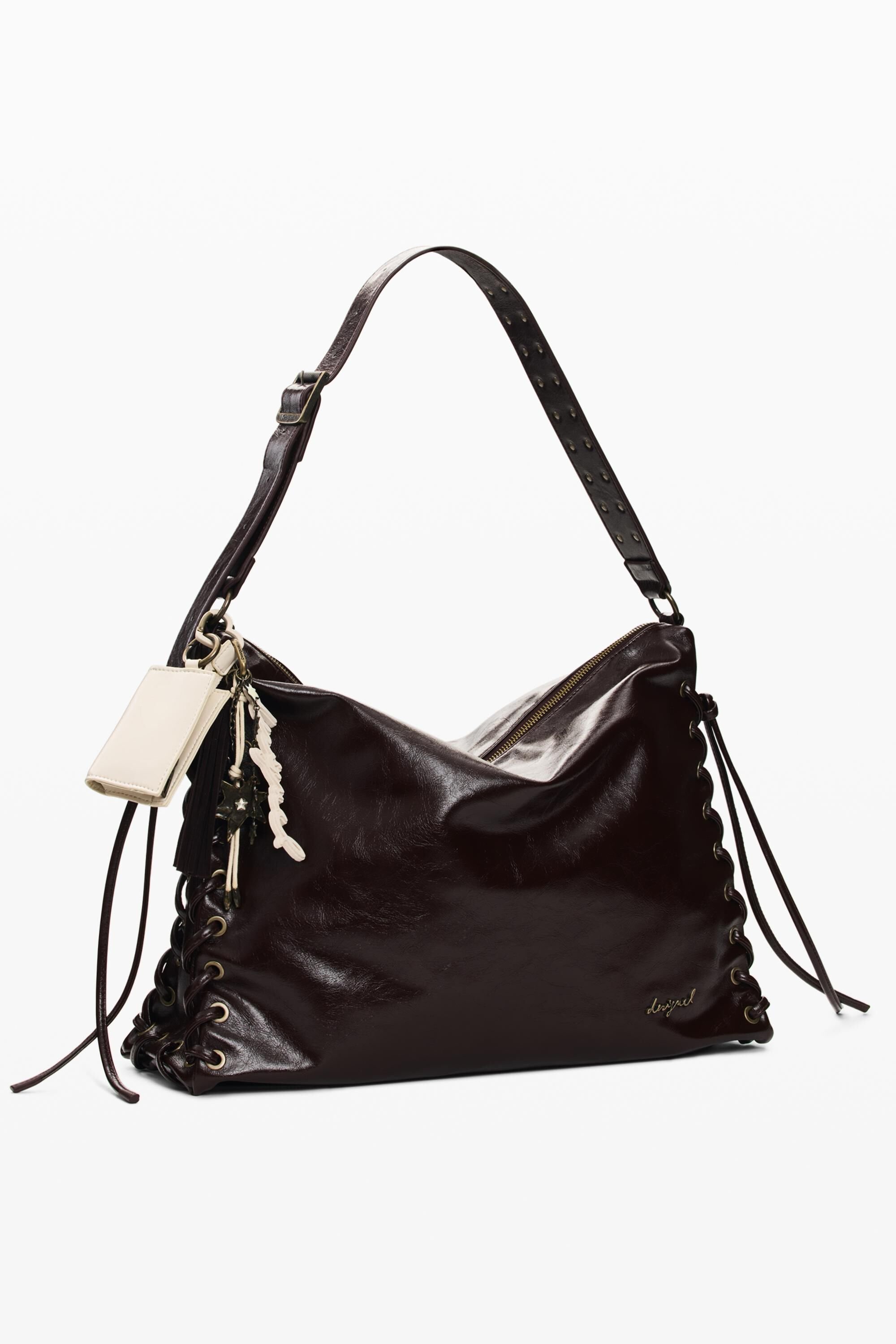 Grand sac brillant tressé, DESIGUAL