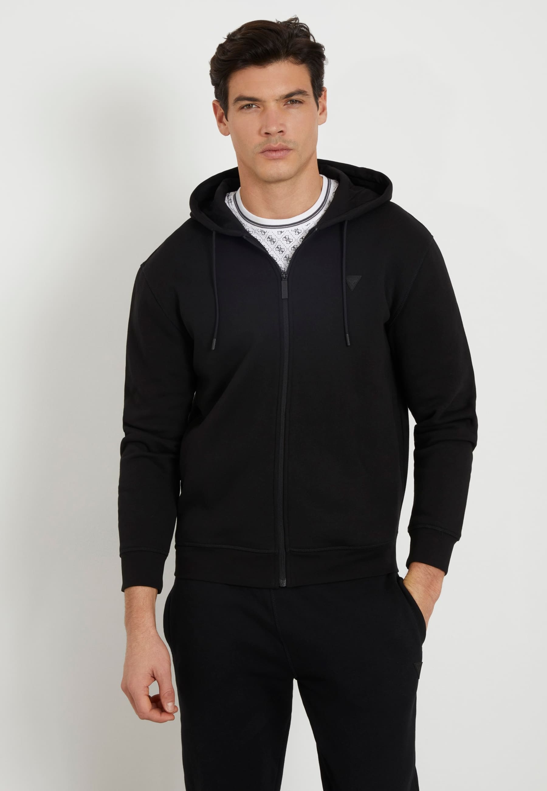 Sweat-Shirt Fermeture À Glissière, GUESS
