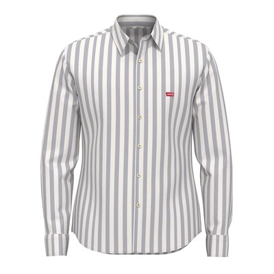 Chesthit Striped Shirt in Cotton Poplin and Slim Fit LEVI'S