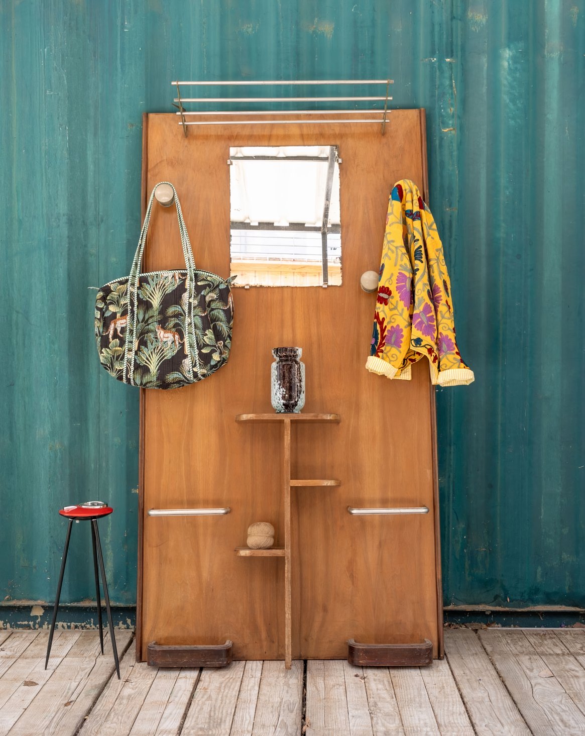 Vestiaire en bois Max N°383 - Bon état, DEBONGOUT