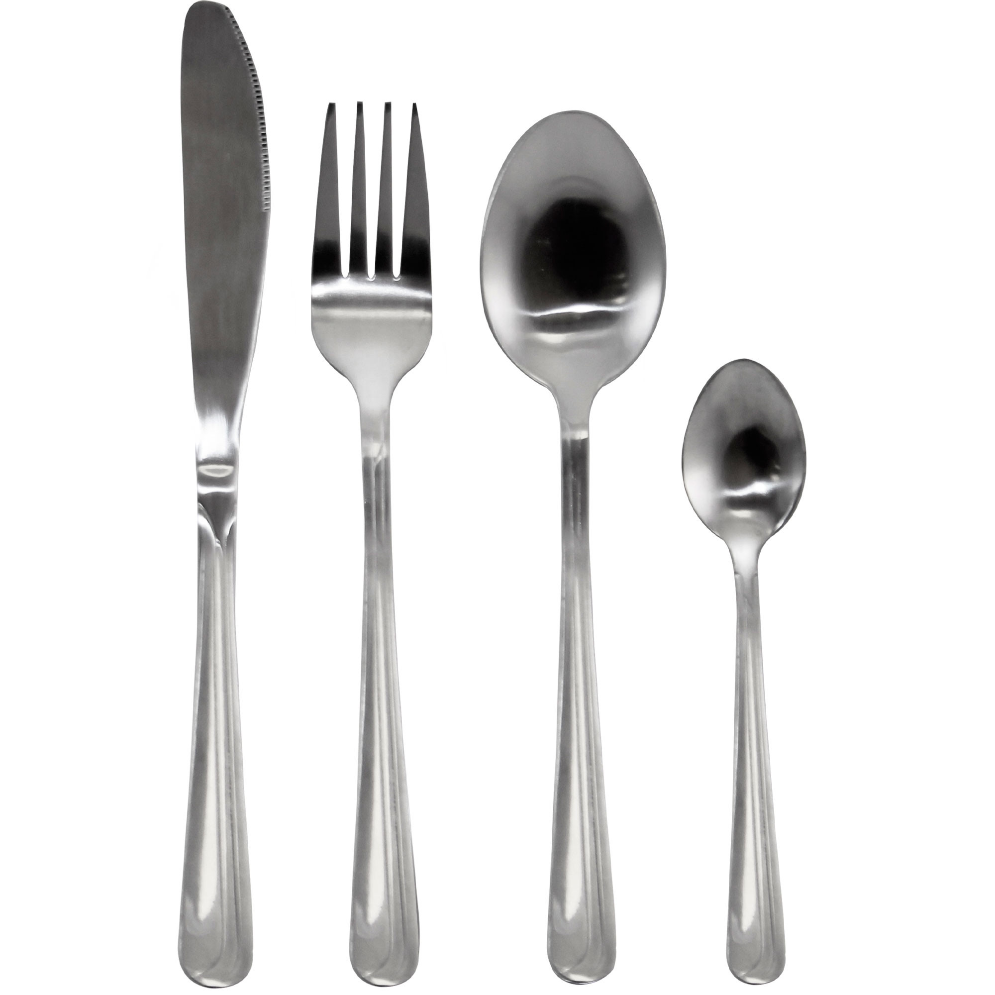 Couverts de table en inox 24 pièces, WADIGA