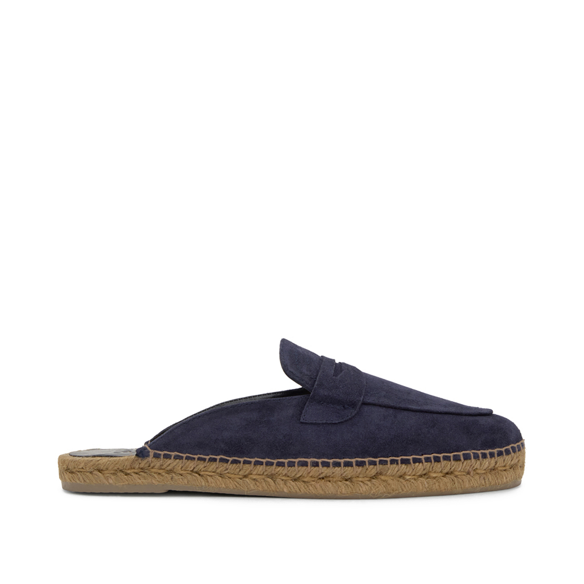 Espadrilles mocassin ouvertes en cuir NANDO PLATFORM, CASTANER