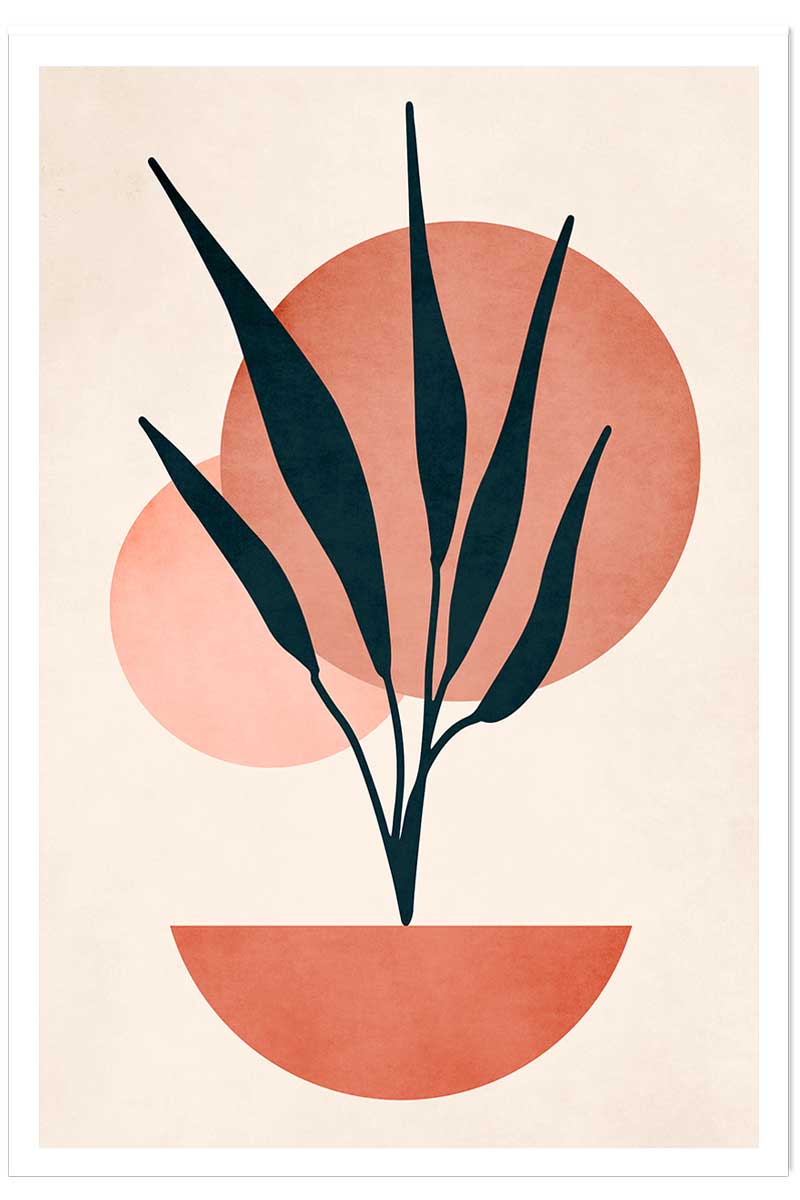 Affiche fleurs Copenhagen deco, HEXOA