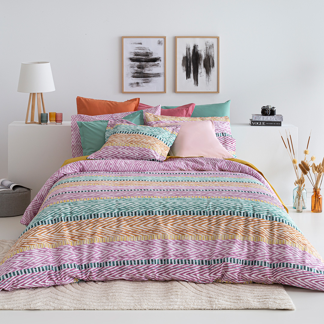 Housse de couette 100% coton ADDISON, NAF NAF HOME