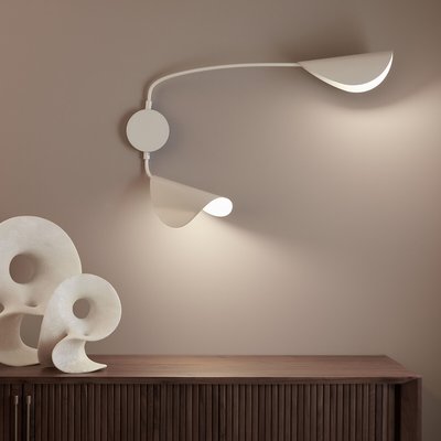 Funambule Contemporary 2-Arm Wall Light in Metal AM.PM