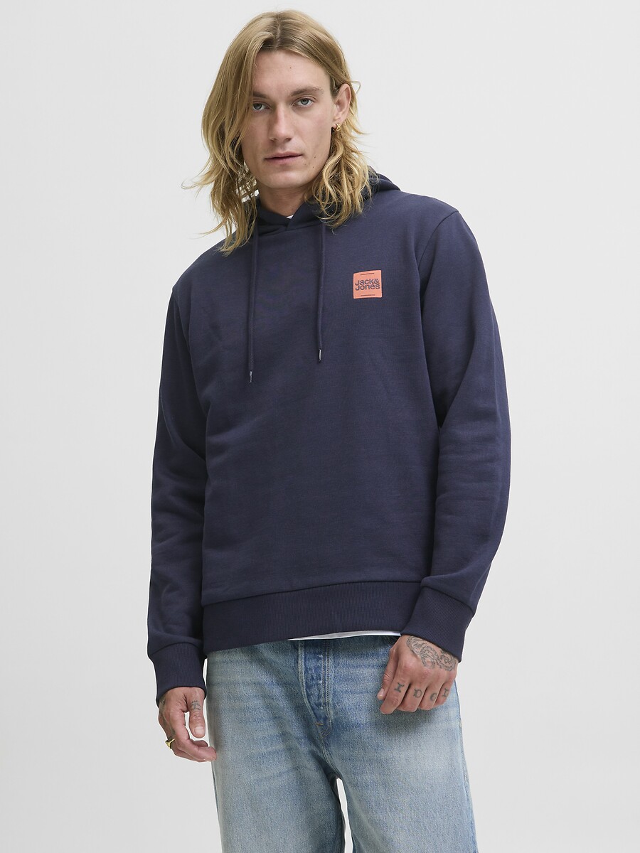 Small Logo Print Hoodie, JACK & JONES