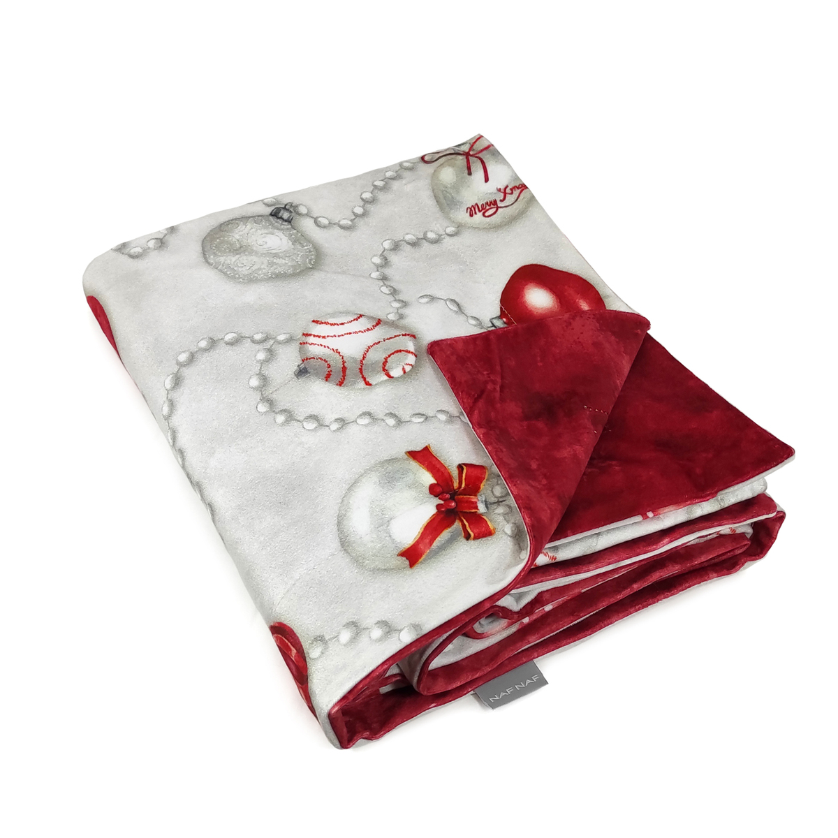 Plaid réversible en velour de NOËL XMAS DAYS, NAF NAF HOME