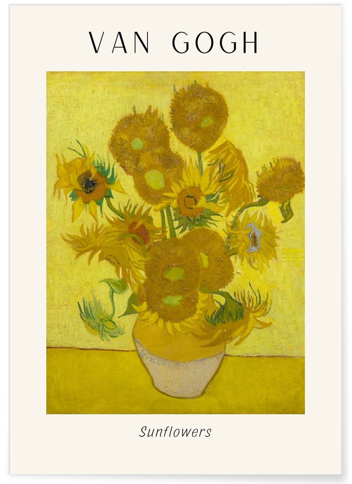Affiche Van Gogh - Sunflowers, L'AFFICHERIE