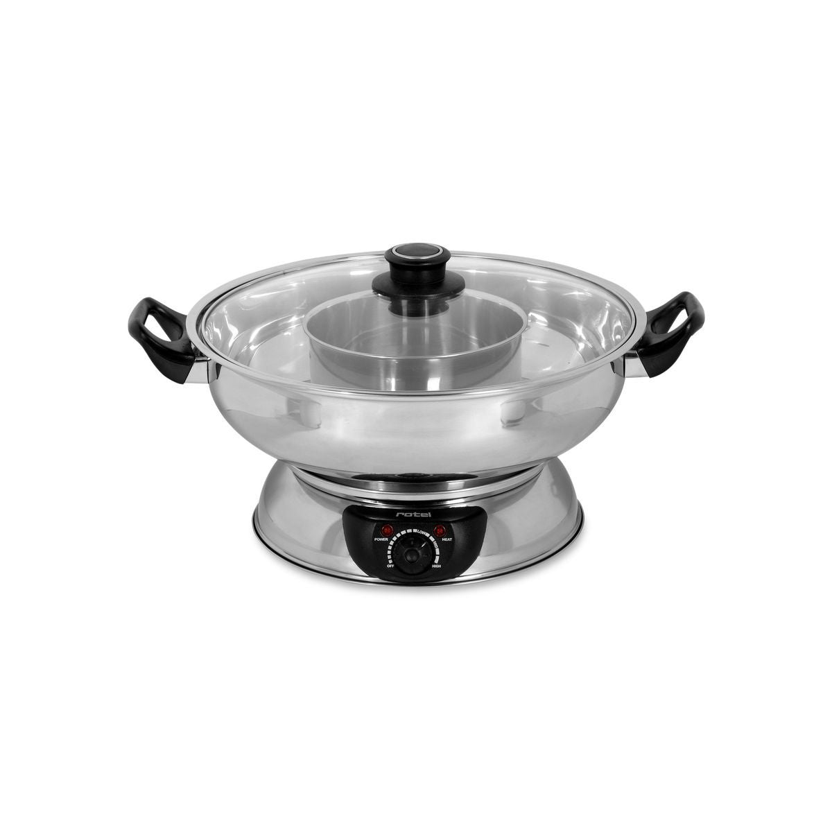 Appareil à fondue chinoise 2 compartiments, ROTEL