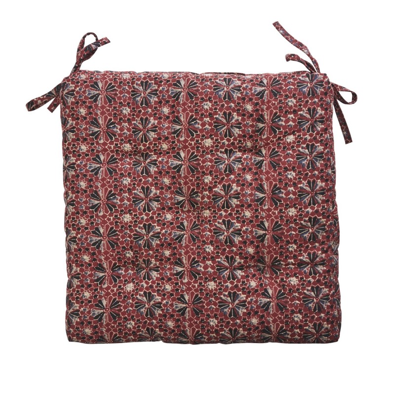 Coussin de chaise coton imprimé, MADAM STOLTZ