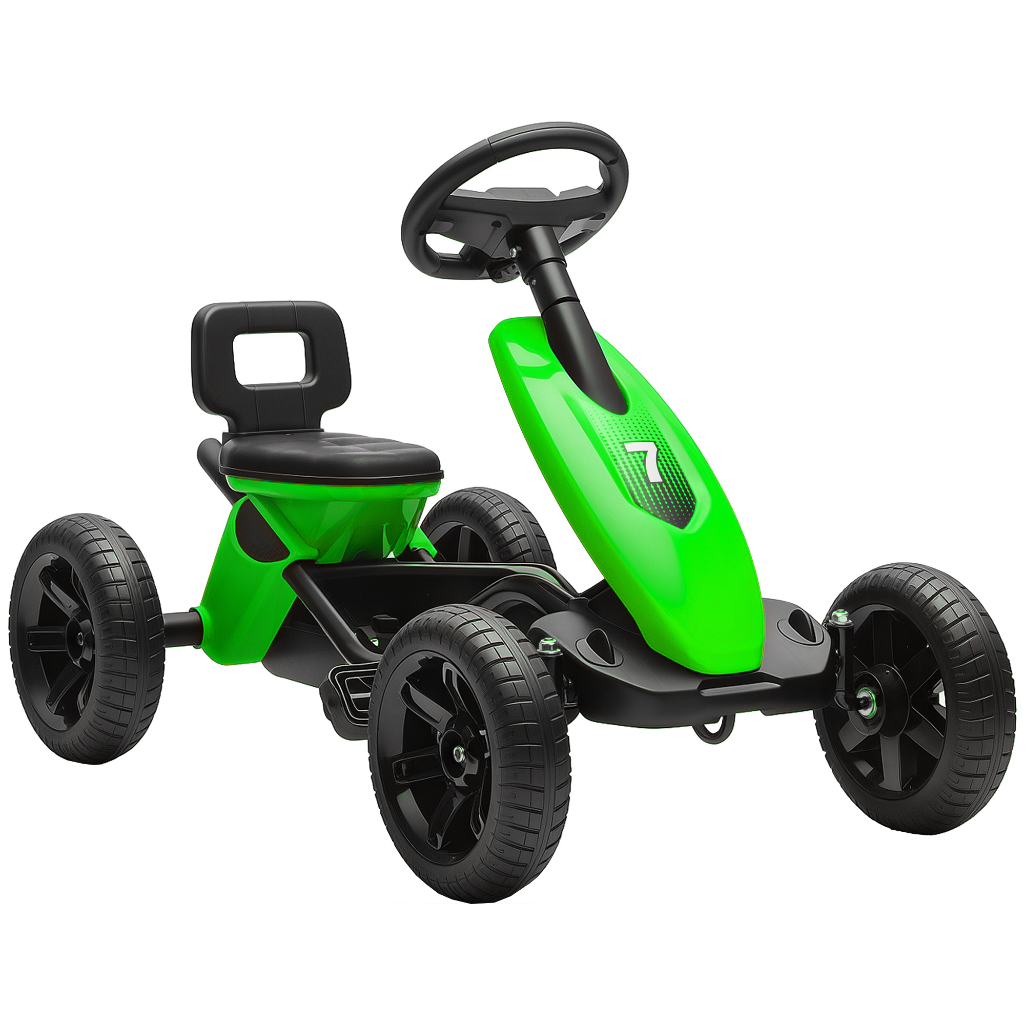 Kart à pédales Plastique Vert, AIYAPLAY