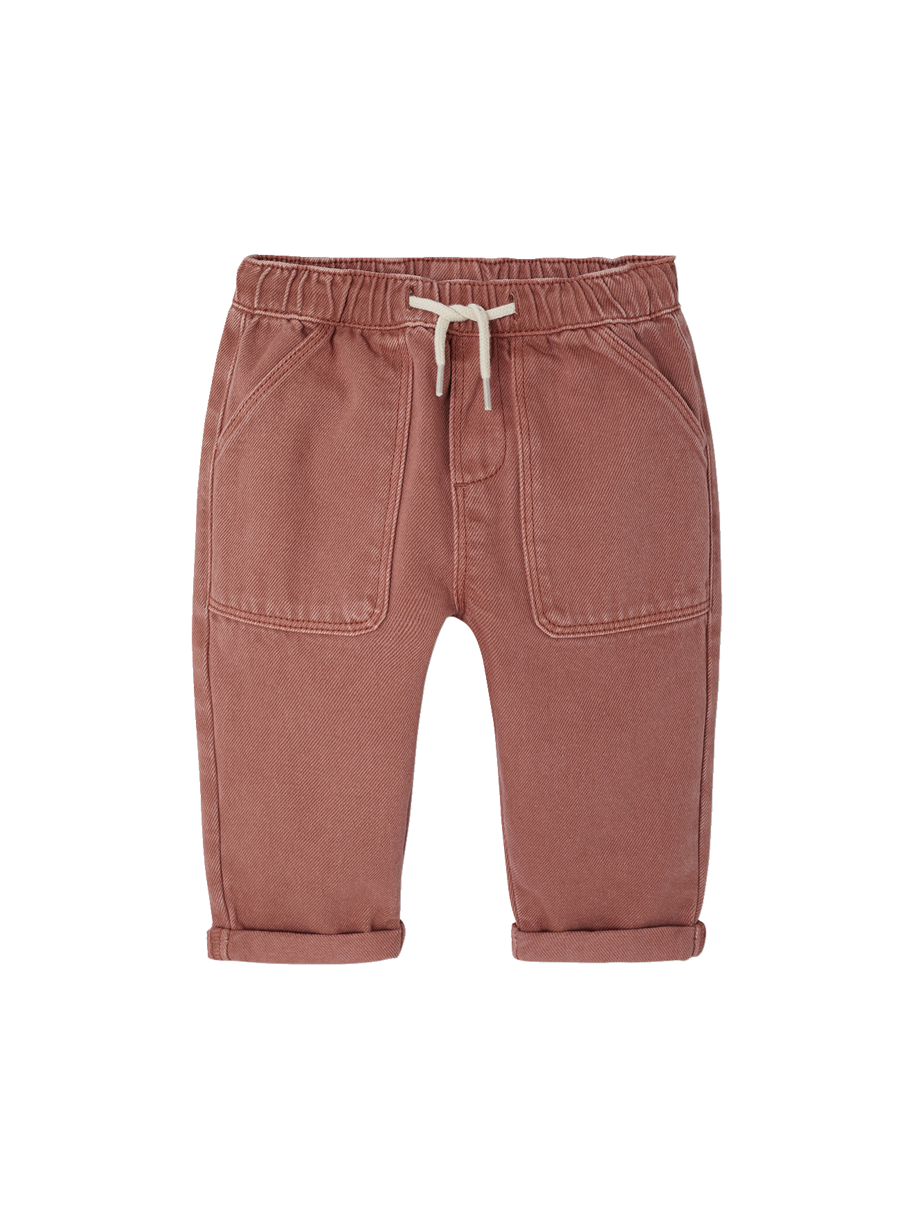 Pantalon taille élastiquée bébé, VERTBAUDET