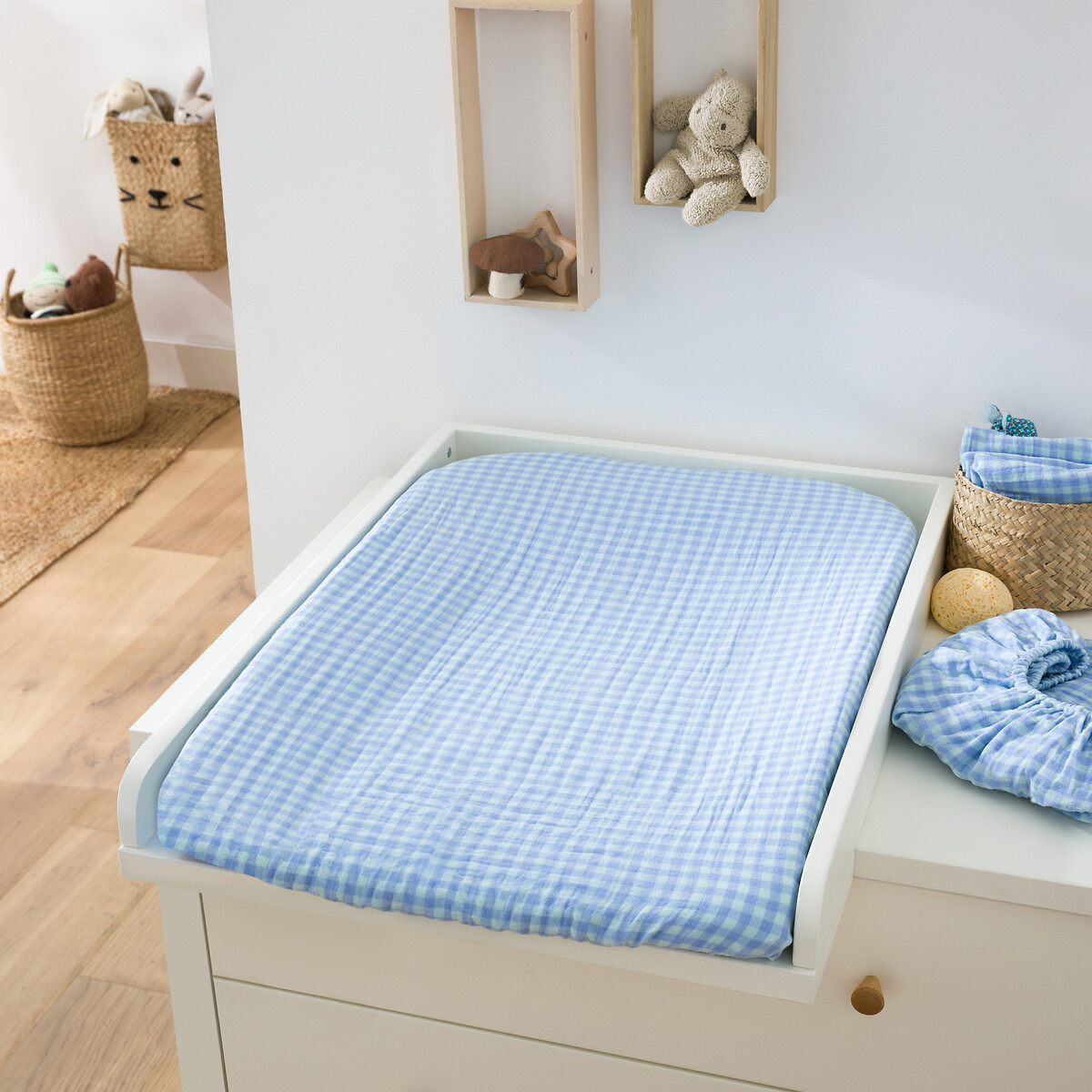 Lot de 2 housses de matelas à langer, Croizic