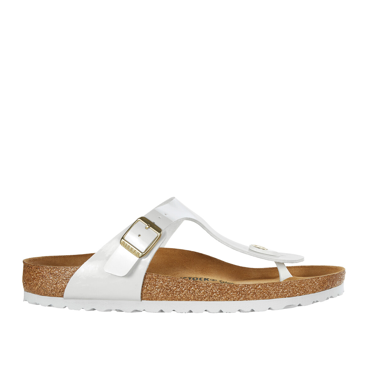 birkenstock white patent gizeh