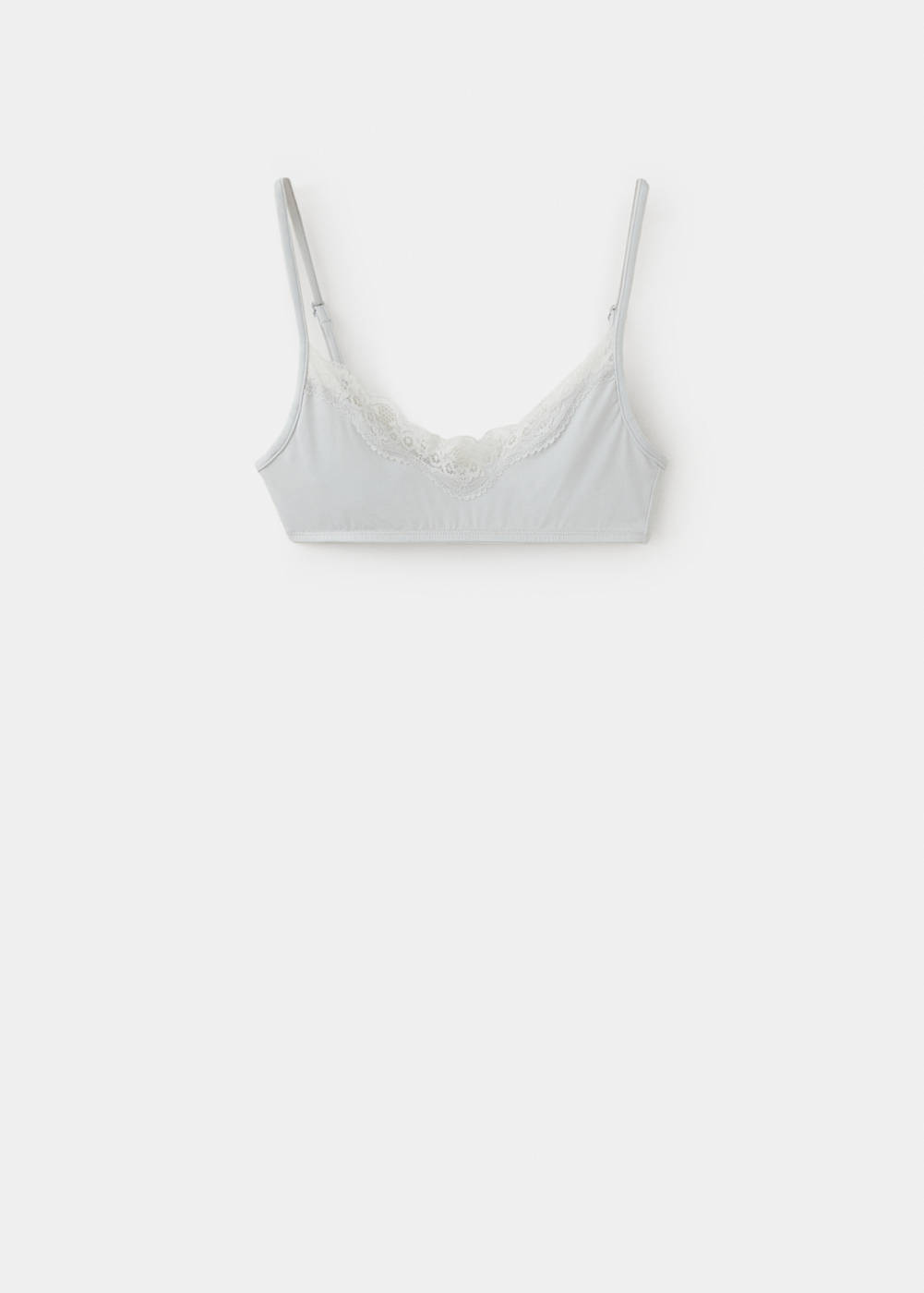 Soutien-gorge triangle en dentelle, MANGO TEEN