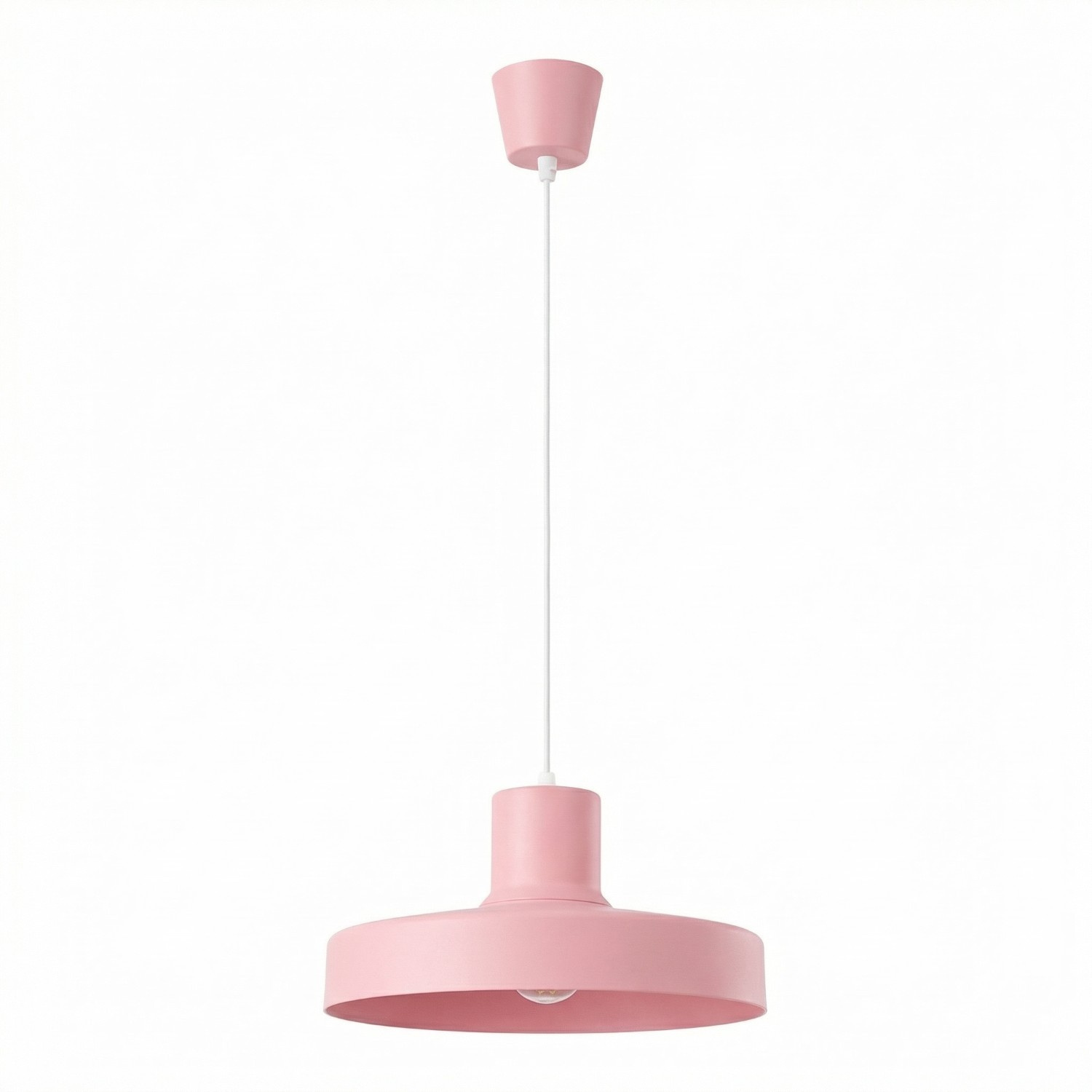 Suspension Acier Rose E27 1 BILO, EDEN