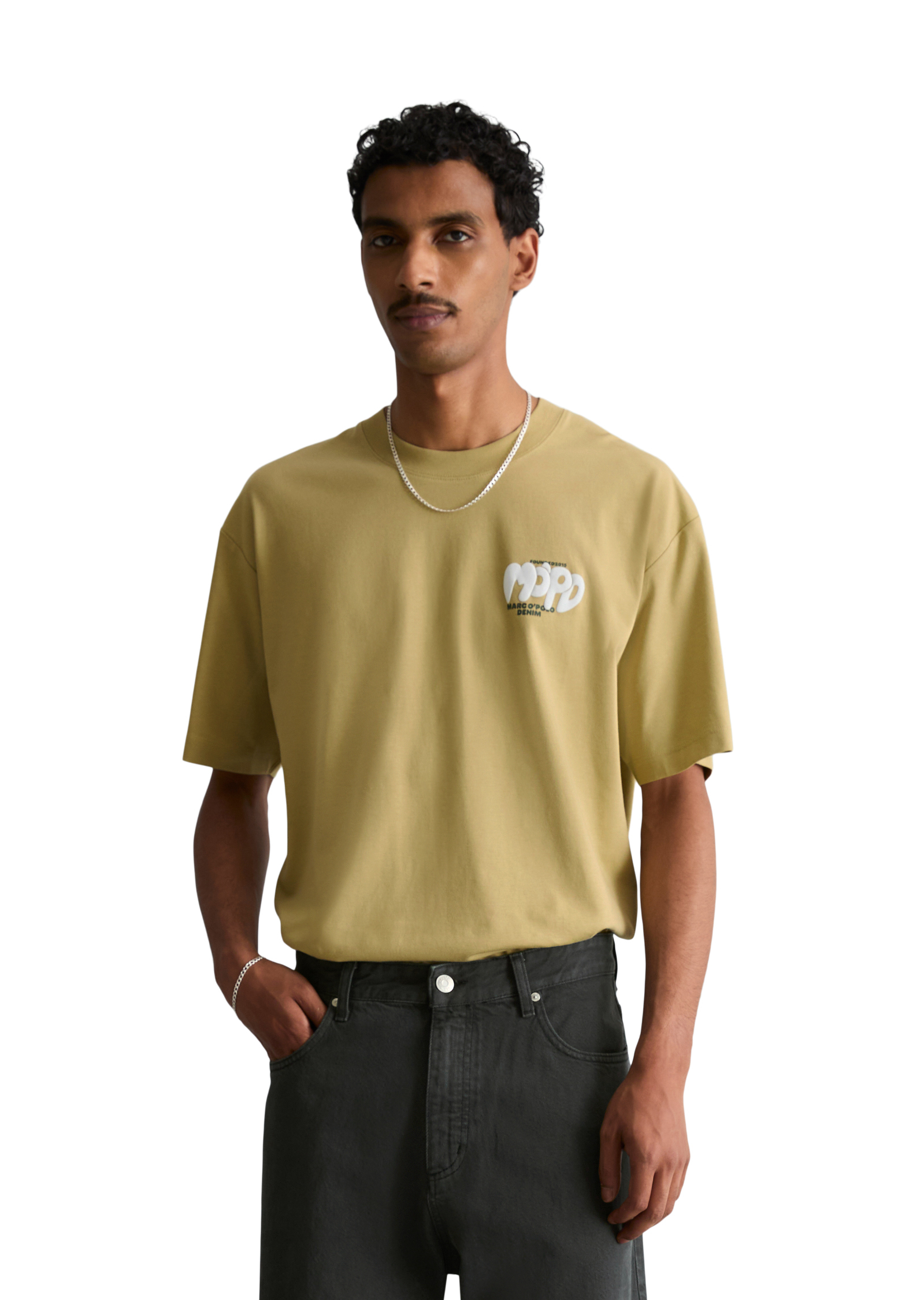 T-shirt relaxed en pur coton bio, MARC O’POLO DENIM