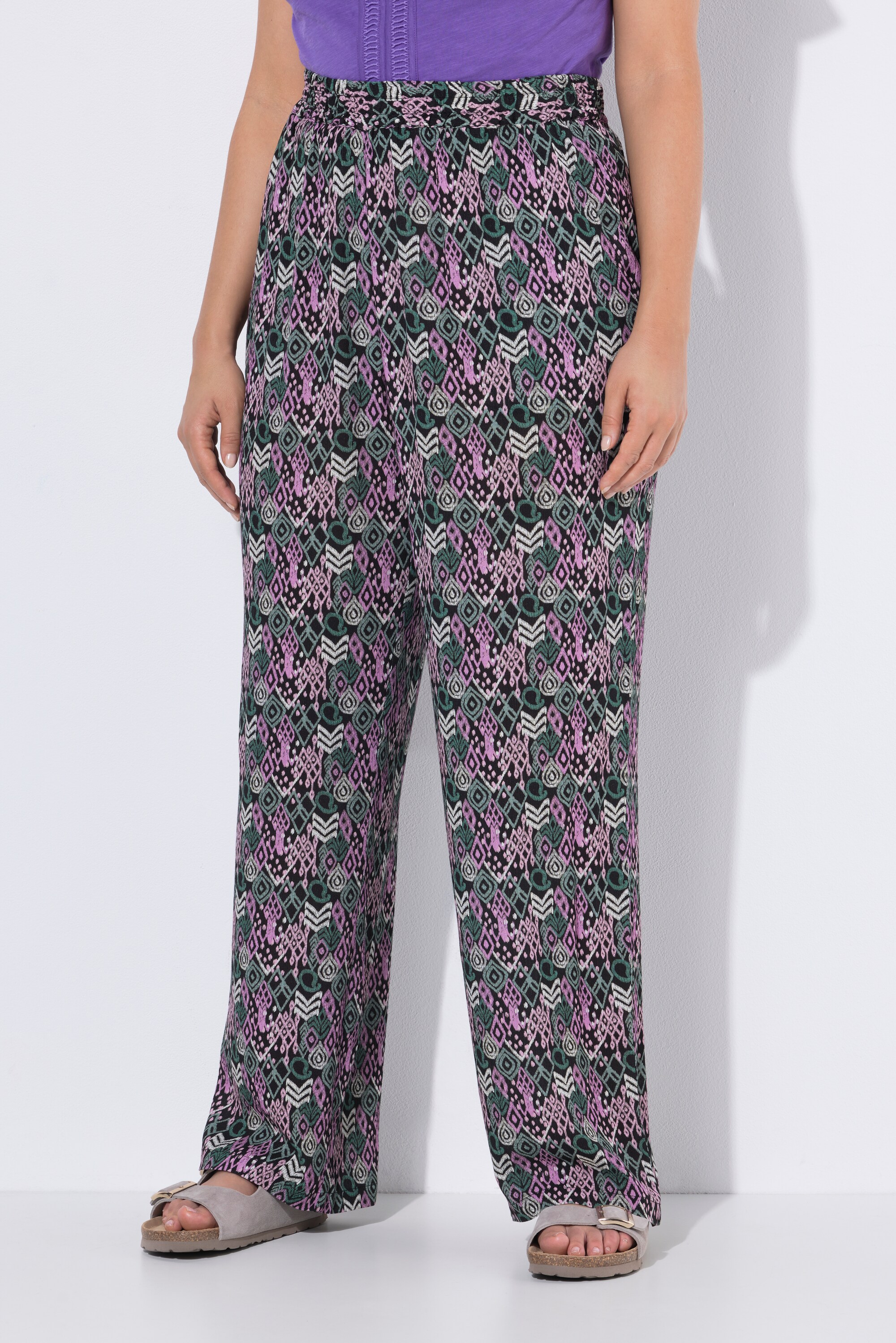 Pantalon Rose avec imprimé, ULLA POPKEN