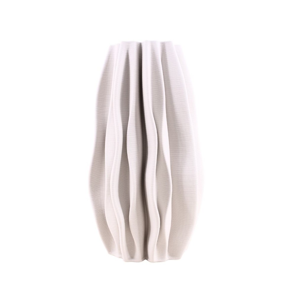 Vase alvéolé en céramique, H37cm, ORNAMI