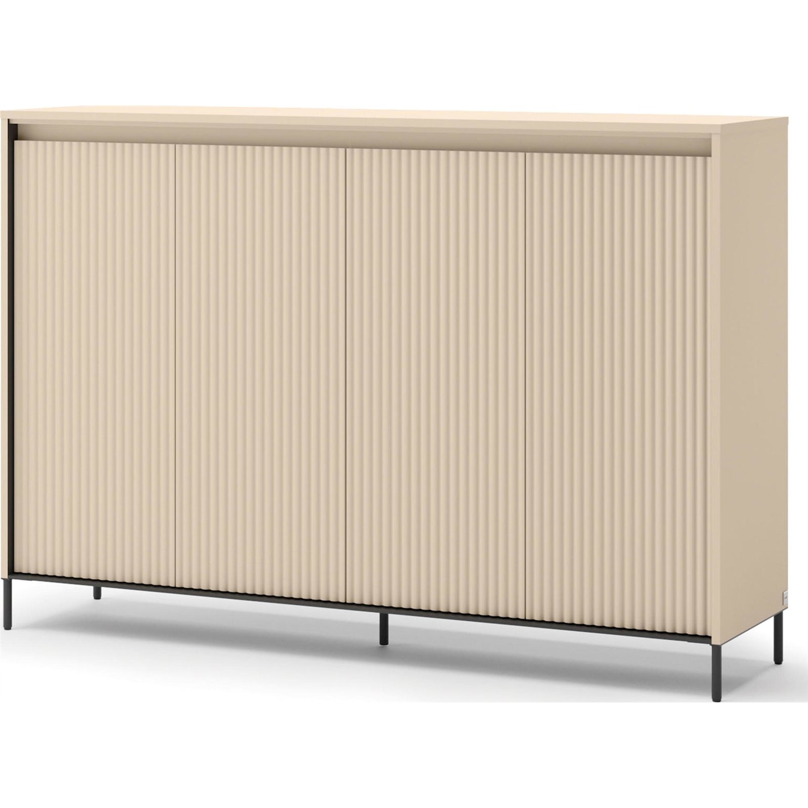Buffet haut rainuré TREND avec éclairage LED, RECOLLECTION