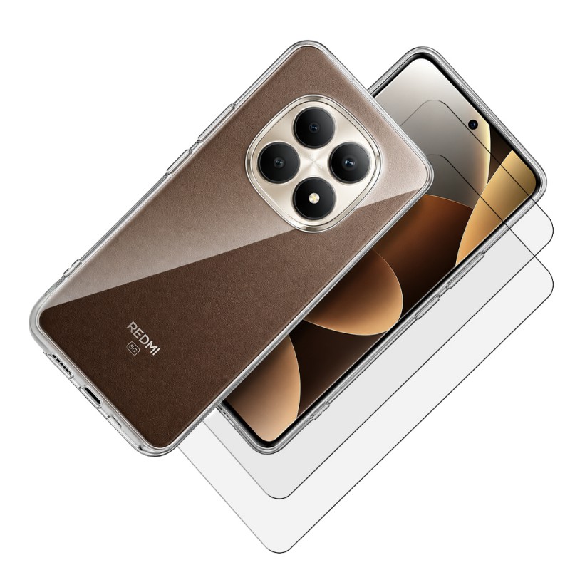 Coque mi Note 15 Pro Plus antichoc + 2 vitres, EVETANE
