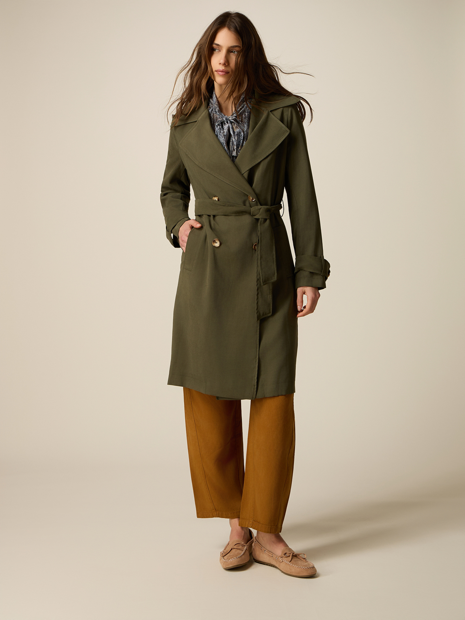 Trench-coat croisé, OLTRE