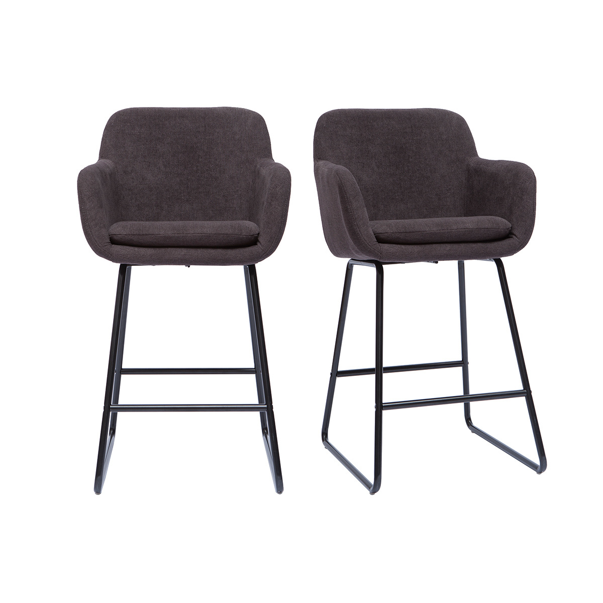 Tabourets de bar H65 cm (lot de 2) AMIKA, MILIBOO