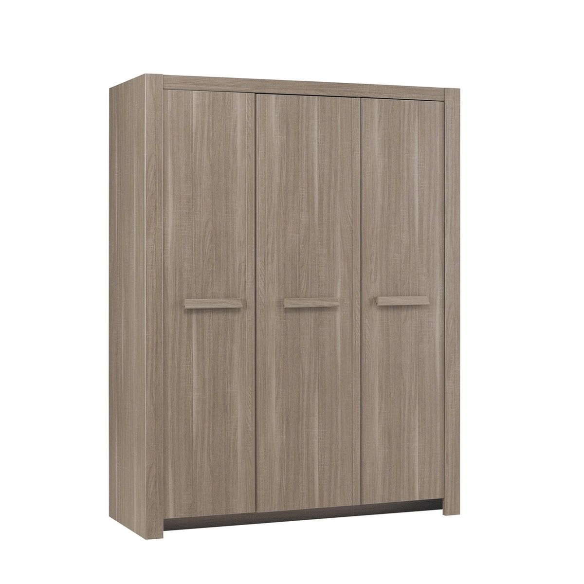 armoire 3 portes couleur chene - fabrication francaise